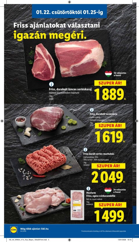 LIDL akciós újság