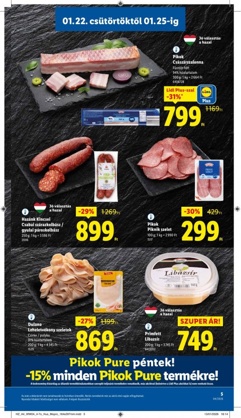 LIDL akciós újság