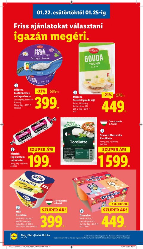 LIDL akciós újság