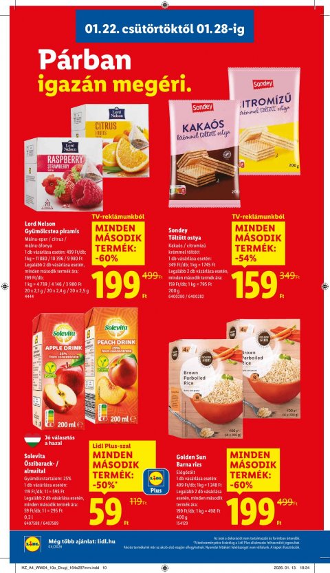 LIDL akciós újság