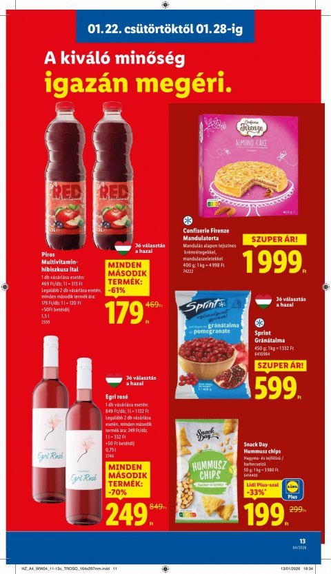 LIDL akciós újság