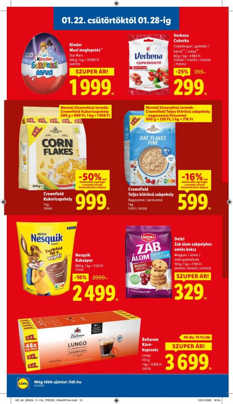 LIDL akciós újság