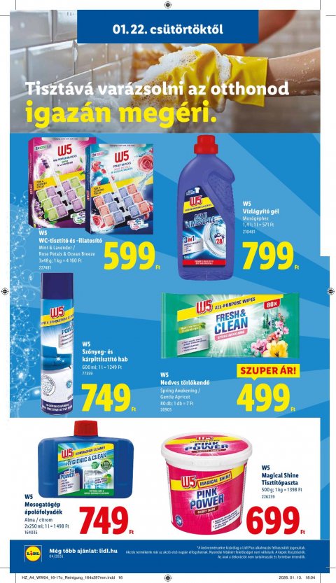 LIDL akciós újság