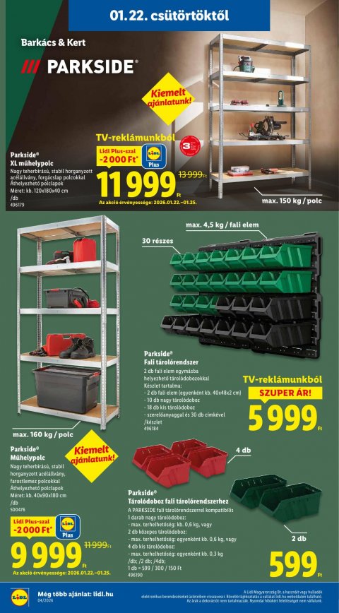 LIDL akciós újság