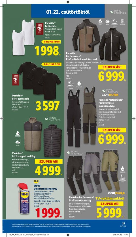 LIDL akciós újság