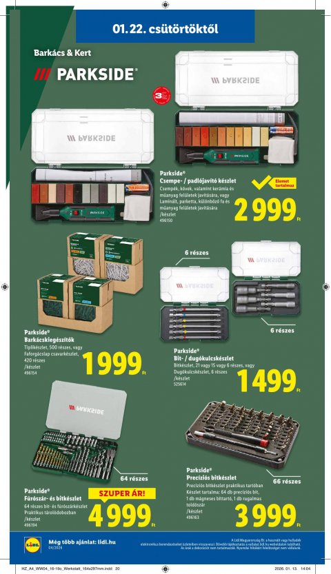 LIDL akciós újság