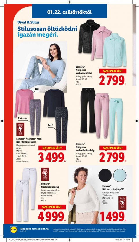 LIDL akciós újság