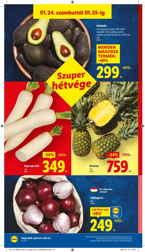 LIDL akciós újság