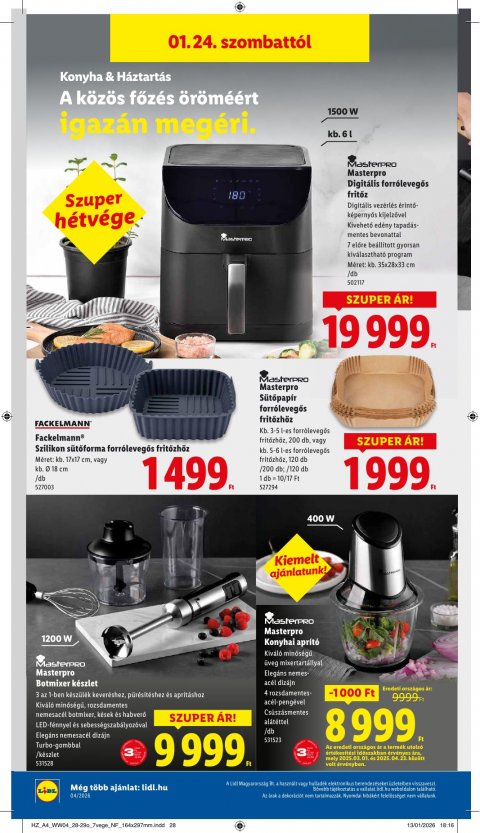 LIDL akciós újság