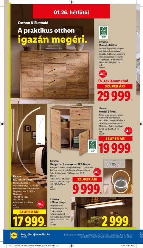 LIDL akciós újság