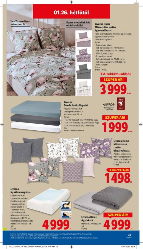 LIDL akciós újság