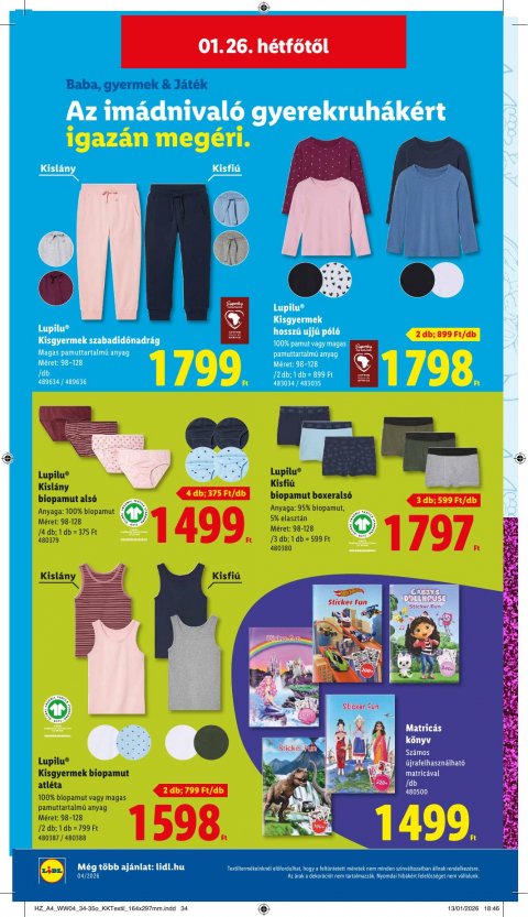 LIDL akciós újság