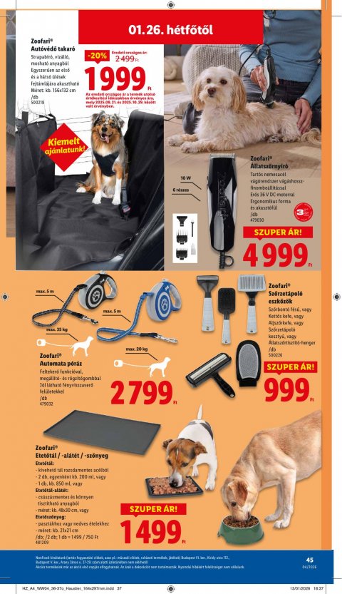 LIDL akciós újság