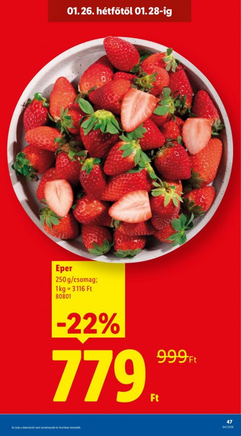 LIDL akciós újság