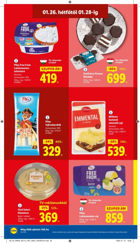 LIDL akciós újság