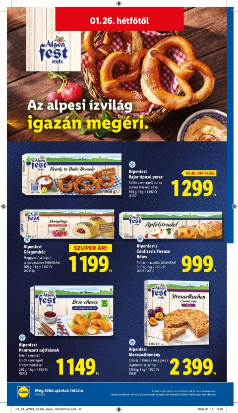 LIDL akciós újság