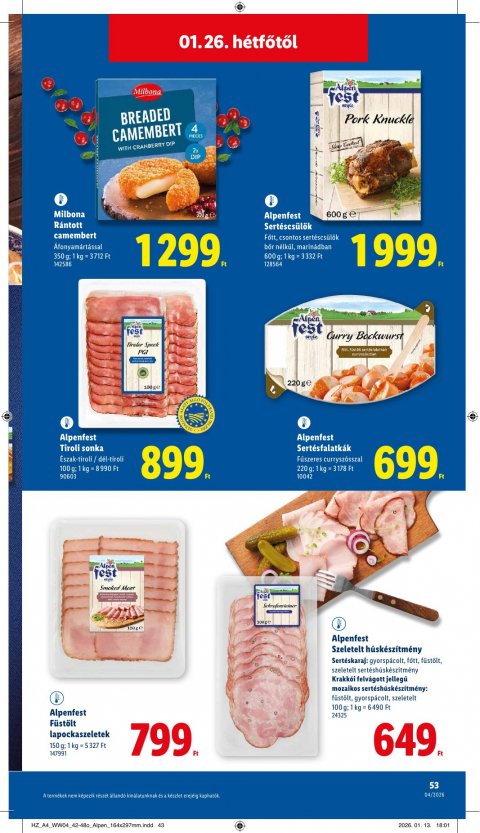 LIDL akciós újság
