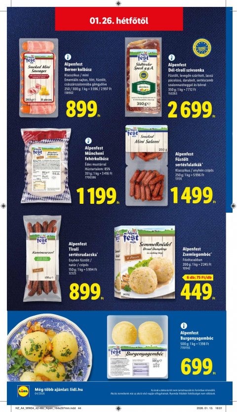 LIDL akciós újság