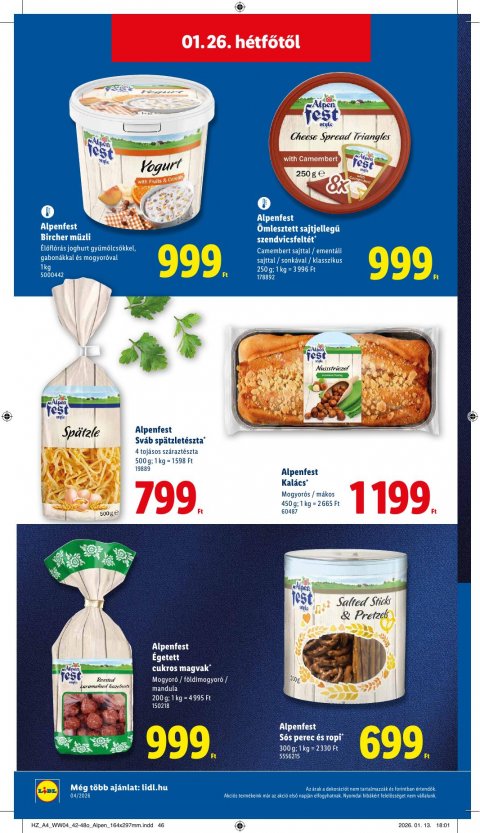 LIDL akciós újság