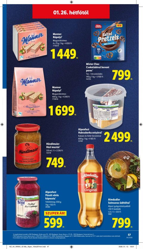 LIDL akciós újság