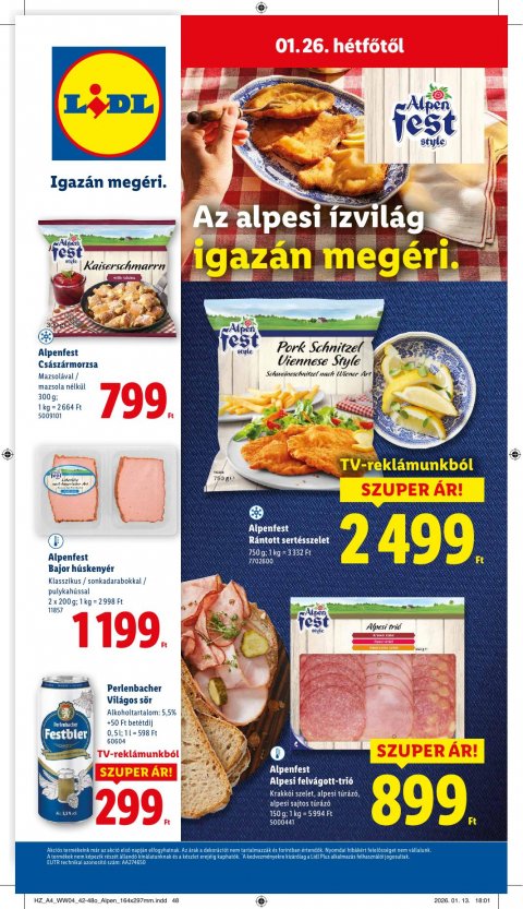 LIDL akciós újság