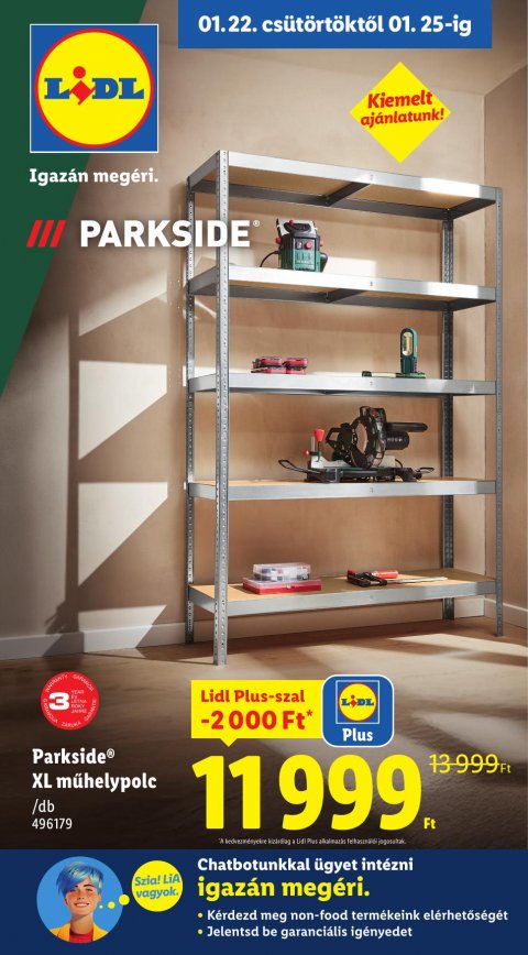 LIDL Nonfood akciós újság od 22. 1. 2026 do 22. 1. 2026