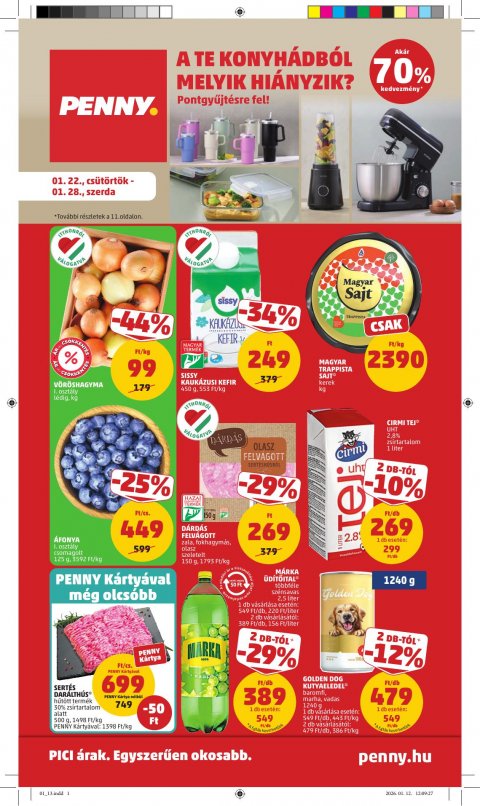 PENNY akciós újság od 22. 1. 2026 do 28. 1. 2026