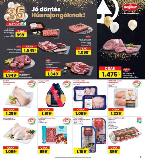 INTERSPAR akciós újság