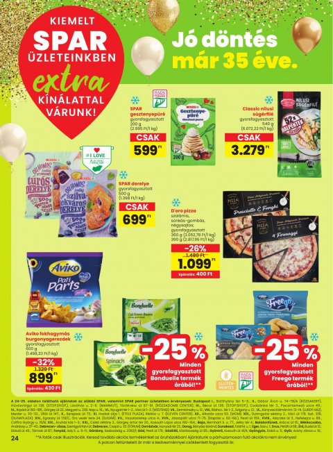 SPAR Extra akciós újság