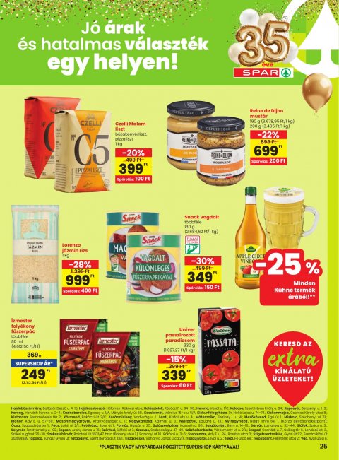 SPAR Extra akciós újság