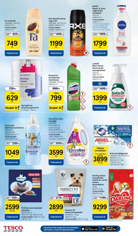 TESCO Hipermarket akciós újság