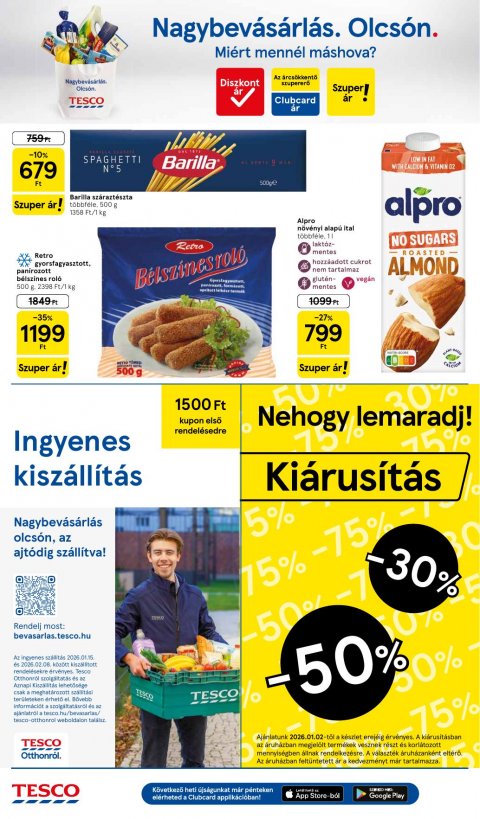 TESCO Hipermarket akciós újság
