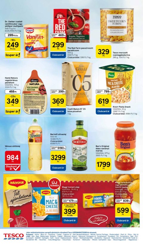 TESCO Hipermarket akciós újság
