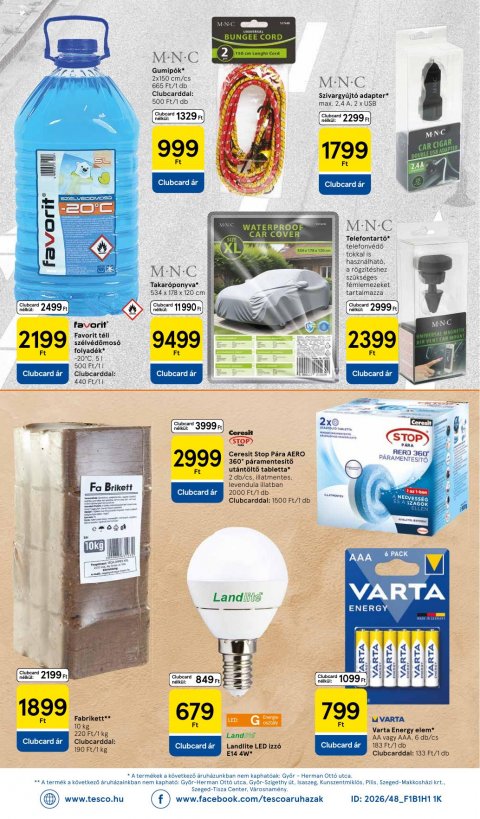 TESCO Szupermarket akciós újság