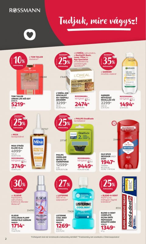 ROSSMANN akciós újság