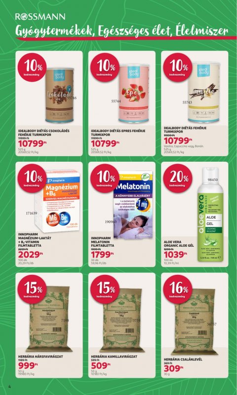 ROSSMANN akciós újság