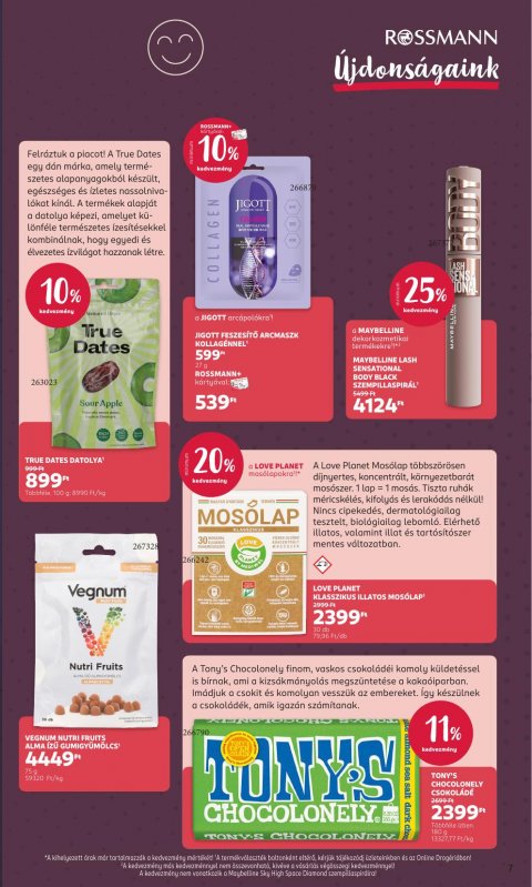 ROSSMANN akciós újság