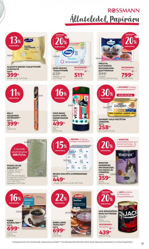 ROSSMANN akciós újság