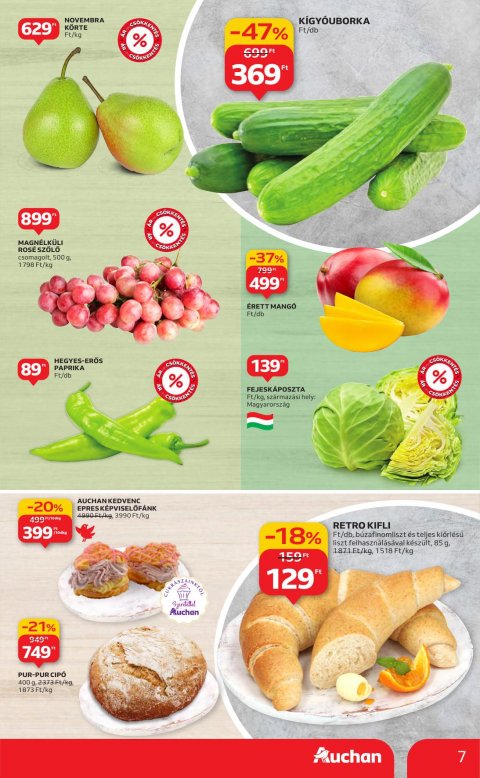 AUCHAN Hipermarket akciós újság