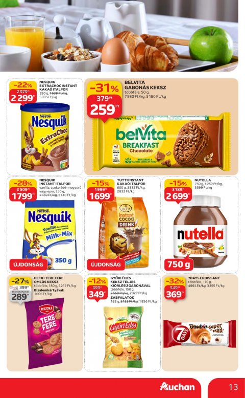 AUCHAN Hipermarket akciós újság