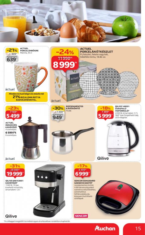 AUCHAN Hipermarket akciós újság