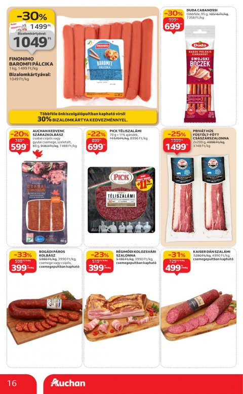 AUCHAN Hipermarket akciós újság