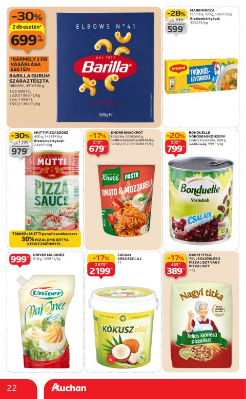 AUCHAN Hipermarket akciós újság
