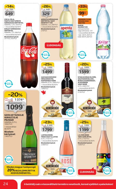 AUCHAN Hipermarket akciós újság