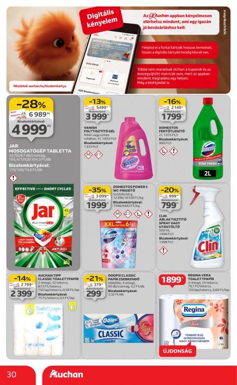 AUCHAN Hipermarket akciós újság