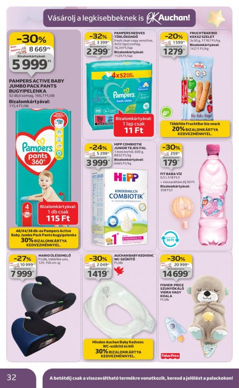 AUCHAN Hipermarket akciós újság