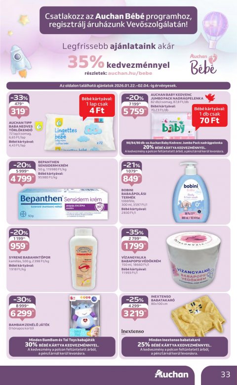 AUCHAN Hipermarket akciós újság