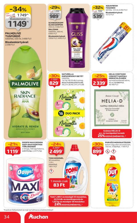AUCHAN Hipermarket akciós újság