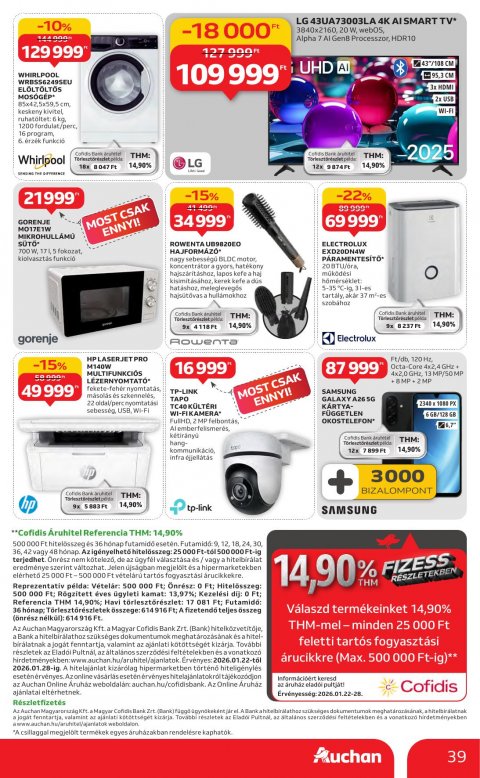 AUCHAN Hipermarket akciós újság