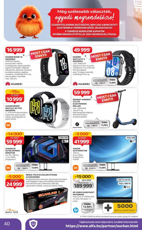 AUCHAN Hipermarket akciós újság